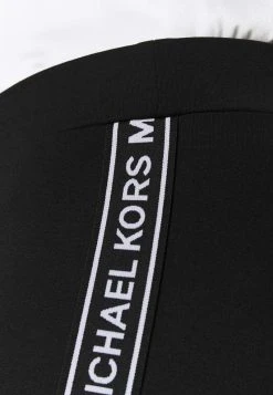 MICHAEL Michael Kors Damen LOGSIDE PANEL LEGGING - Leggings - Hosen - Black -MICHAEL Michael Kors Geschäft 872185bce60a450b80e09b12fad0119d