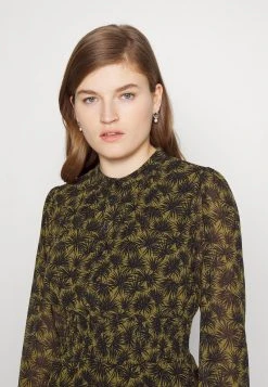 MICHAEL Michael Kors Damen PALMETTO SMOCK DRESS - Freizeitkleid - Smoky Olive -MICHAEL Michael Kors Geschäft 8afa7f93ff2d4ff0b9d0f6986393529b