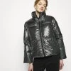 MICHAEL Michael Kors Damen Daunenjacke - Black/silver -MICHAEL Michael Kors Geschäft 8b52210fe00444c9865b18a63fac7bee
