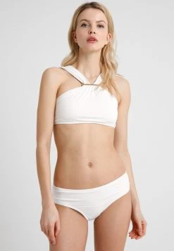 MICHAEL Michael Kors Damen SHIRRED BOTTOM - Bikini-Hose - White -MICHAEL Michael Kors Geschäft 8c1718f3824643c287990d2e2b48d4ea