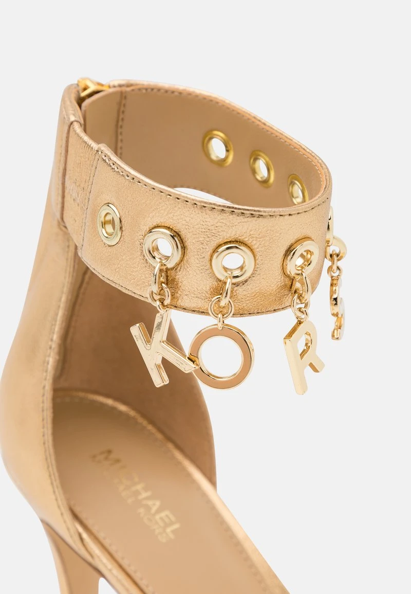 MICHAEL Michael Kors Damen KELLI - High Heel Sandalette - Gold 9 MICHAEL Michael Kors Damen KELLI - High Heel Sandalette - Gold – Bild 7