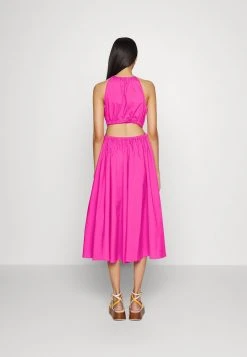 MICHAEL Michael Kors Damen HALTER MIDI DRESS - Freizeitkleid - Cerise 10 MICHAEL Michael Kors Damen HALTER MIDI DRESS - Freizeitkleid - Cerise -MICHAEL Michael Kors Geschäft 8ecb2916c80f4db5a2357c967911e183