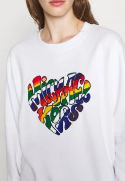 MICHAEL Michael Kors Damen RAINBOW - Sweatshirt - White -MICHAEL Michael Kors Geschäft 904d0300f4754ac09f1fe8dad44d236f