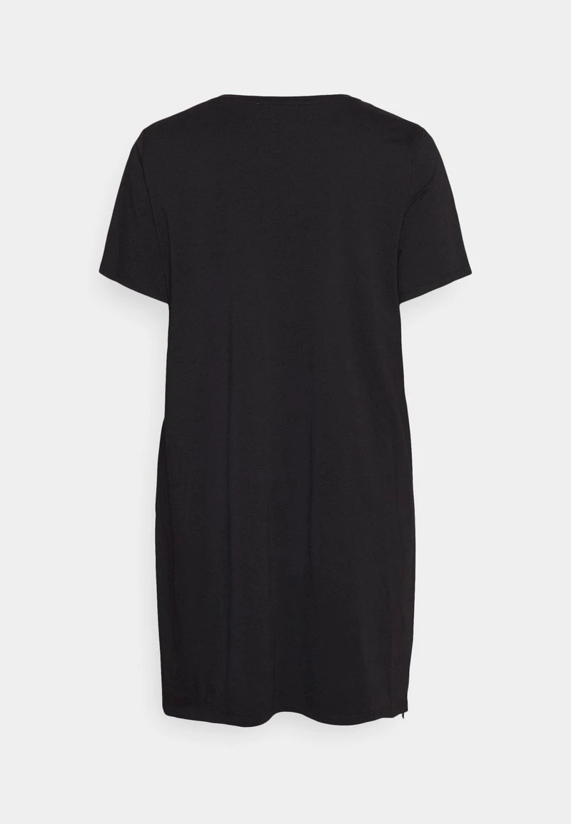 MICHAEL Michael Kors Damen LOGO ZIP - Jerseykleid - Black 4 MICHAEL Michael Kors Damen LOGO ZIP - Jerseykleid - Black – Bild 2