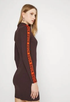 MICHAEL Michael Kors Damen TAPE - Strickkleid - Chocolate 11 MICHAEL Michael Kors Damen TAPE - Strickkleid - Chocolate -MICHAEL Michael Kors Geschäft 910ebf9edb3b4a1aac65ab92d2b35b94