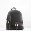 MICHAEL Michael Kors Damen RHEA ZIP BACKPACK SMALL - Tagesrucksack - Black -MICHAEL Michael Kors Geschäft 941b0383ae0947628b8bbe59f91ad818