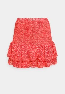 MICHAEL Michael Kors Damen CHEETAH MINI SKIRT - Minirock - Blush Pink -MICHAEL Michael Kors Geschäft 965a51d0b6f948c38094e6651917421f
