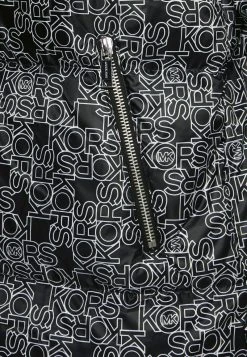 MICHAEL Michael Kors Damen OUTLINE PUFFER - Daunenmantel - Black/white -MICHAEL Michael Kors Geschäft 966290e6708343258c10bab74eb19358