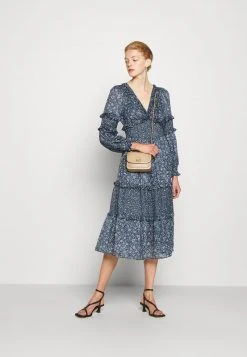MICHAEL Michael Kors Damen MAXI DRESS WITH MINI RUFFLES - Maxikleid - Chambray 8 MICHAEL Michael Kors Damen MAXI DRESS WITH MINI RUFFLES - Maxikleid - Chambray -MICHAEL Michael Kors Geschäft 988dfe7626154a0494666bd0f7a3e9c6