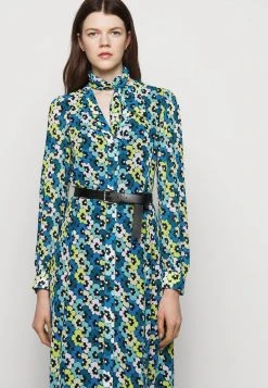 MICHAEL Michael Kors Damen FLORAL KATE - Blusenkleid - Limeade -MICHAEL Michael Kors Geschäft 98d2ca1370b244faa99e6277bbaaf0d2