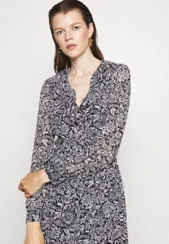 MICHAEL Michael Kors Damen BICOLOR HIPPIE WRAP - Maxikleid - Black/white -MICHAEL Michael Kors Geschäft 9904a0e86b50402b830d7aea2e8b3e62