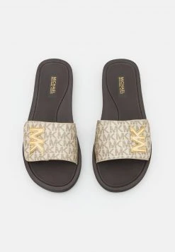 MICHAEL Michael Kors Damen SLIDE - Pantolette Flach - Pale Gold 13 MICHAEL Michael Kors Damen SLIDE - Pantolette Flach - Pale Gold -MICHAEL Michael Kors Geschäft 992f9c46c5c84c6fab82b695cfad0d9f