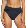 MICHAEL Michael Kors Damen ICONIC SOLIDS RUFFLED HIGH LEG BOTTOM - Bikini-Hose - New Navy