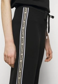 MICHAEL Michael Kors Damen LOGO TAPE JOGGER - Jogginghose - Black -MICHAEL Michael Kors Geschäft 9b868148b2ca4445a6f9b7534e8c0455