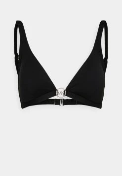 MICHAEL Michael Kors Damen ICONIC SOLIDS TRIANGLE - Bikini-Top - Black