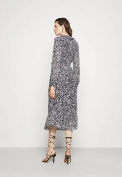 MICHAEL Michael Kors Damen BICOLOR HIPPIE WRAP - Maxikleid - Black/white -MICHAEL Michael Kors Geschäft 9d1357ceff86436eabf8c57c490eed5b