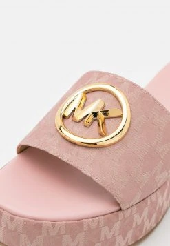 MICHAEL Michael Kors Damen SADLER WEDGE - Pantolette Flach - Fawn -MICHAEL Michael Kors Geschäft 9d2636273b4b4f4fa4b4b27a094b74f8