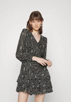 MICHAEL Michael Kors Damen SOFTH PYTHON SMOCK - Freizeitkleid - Black