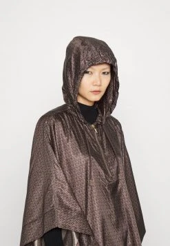 MICHAEL Michael Kors Damen ANORAK - Cape - Chocolate -MICHAEL Michael Kors Geschäft 9f14690cd25949698b5fd08148349b6b