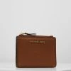 MICHAEL Michael Kors Damen JET SET SNAP BILLFOLD SMALL - Geldbörse - Luggage