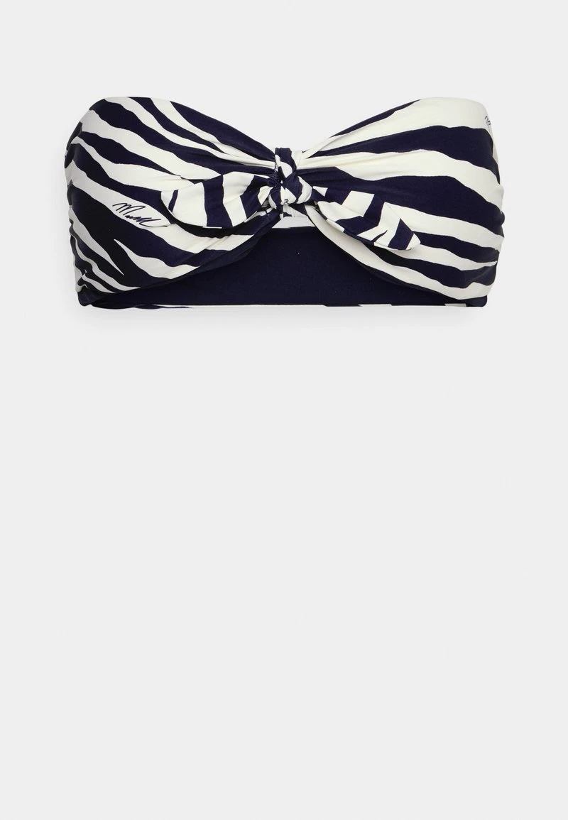MICHAEL Michael Kors Damen REVERSIBLE TIE FRONT BANDEAU - Bikini-Top - Navy 7 MICHAEL Michael Kors Damen REVERSIBLE TIE FRONT BANDEAU - Bikini-Top - Navy – Bild 5