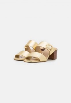 MICHAEL Michael Kors Damen SUMMER MID - Pantolette Hoch - Pale Gold 11 MICHAEL Michael Kors Damen SUMMER MID - Pantolette Hoch - Pale Gold -MICHAEL Michael Kors Geschäft a41d2a0c0dc140ee8255ba5b45c57dc0