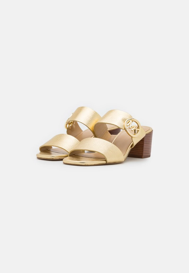 MICHAEL Michael Kors Damen SUMMER MID - Pantolette Hoch - Pale Gold 5 MICHAEL Michael Kors Damen SUMMER MID - Pantolette Hoch - Pale Gold – Bild 3
