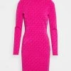 MICHAEL Michael Kors Damen MEGA DOT MOCK NECK DRESS - Strickkleid - Wild Berry -MICHAEL Michael Kors Geschäft a68f0ad8e3a2479cb3c9543c2986d05f