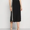 MICHAEL Michael Kors Damen LOGO TAPE MIDI SKIRT - A-Linien-Rock - Black -MICHAEL Michael Kors Geschäft a77b09141a3f49ee8cd751f0b75fb292