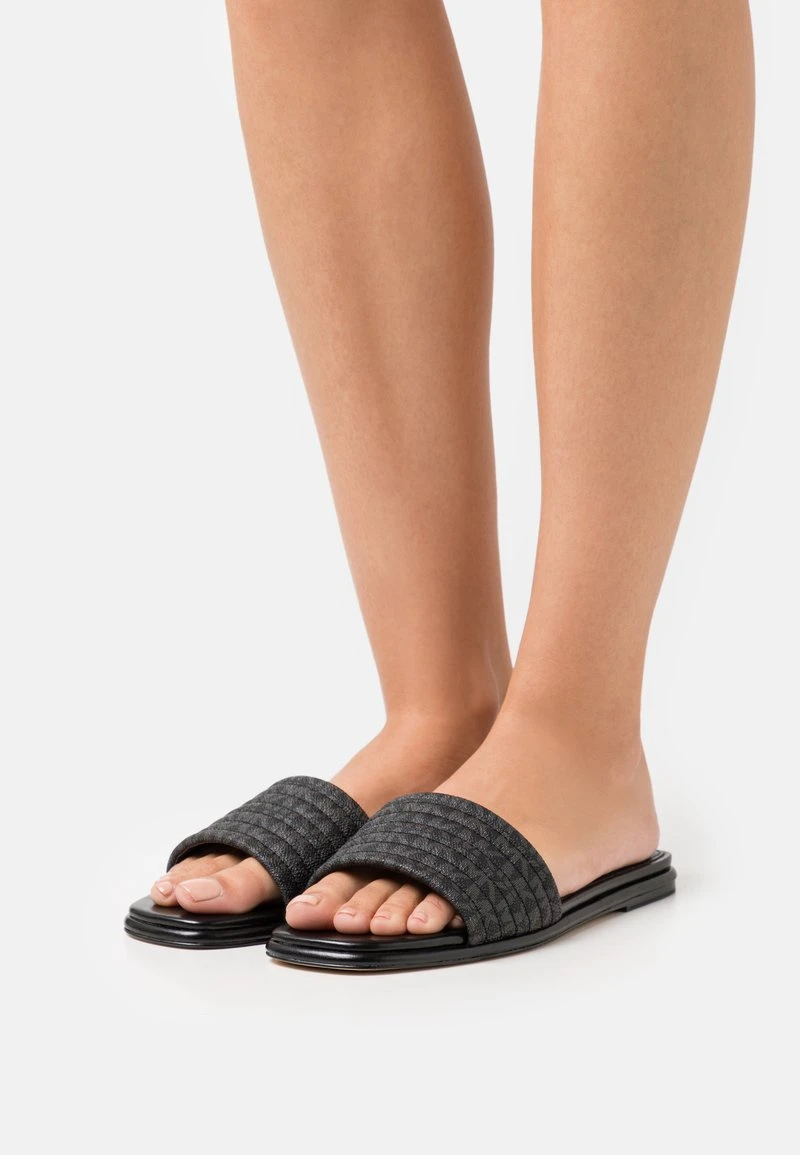 MICHAEL Michael Kors Damen SADLER SLIDE - Pantolette Flach - Black 3 MICHAEL Michael Kors Damen SADLER SLIDE - Pantolette Flach - Black