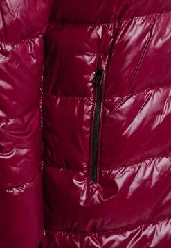 MICHAEL Michael Kors Damen DETAIL COAT WITH HORIZONTAL QUILTING ZIPPER - Wintermantel - Dark Ruby -MICHAEL Michael Kors Geschäft ab98acc596fb4b5fbb03d7e0436de792