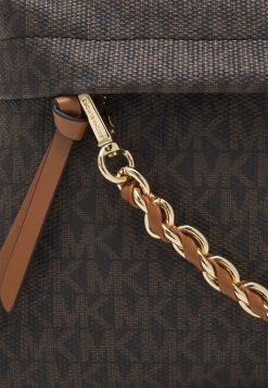 MICHAEL Michael Kors Damen SLATER BACKPACK - Tagesrucksack - Brown/acorn -MICHAEL Michael Kors Geschäft ad50c52b5ce34fae83fdaa9851b6f6ed