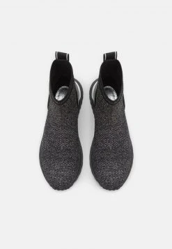 MICHAEL Michael Kors Damen BODIE - Sneaker High - Black/silver -MICHAEL Michael Kors Geschäft adabc21b297f44bb9cbe507c1f596bf3