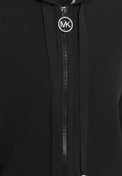 MICHAEL Michael Kors Damen LOGO ZIP HOODIE - Strickjacke - Black -MICHAEL Michael Kors Geschäft ae8297713b43437493f77e8fc0b291e6