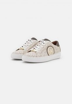 MICHAEL Michael Kors Damen KEATON - Sneaker Low - Vanilla/brown -MICHAEL Michael Kors Geschäft b2192b17146a422ba99fb6f4a423b8a9