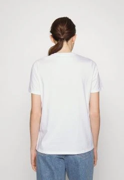 MICHAEL Michael Kors Damen CIRCLE LOGO TEE - T-Shirt Print - White -MICHAEL Michael Kors Geschäft b3c786b9bad9485f94c09c2030ee34b2