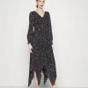 MICHAEL Michael Kors Damen SOFT PYTHON DRESS - Cocktailkleid/festliches Kleid - Black -MICHAEL Michael Kors Geschäft b3df496c0bc4441fbeb7e08501cd4460
