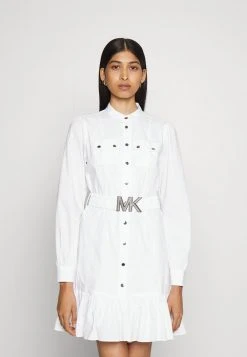 MICHAEL Michael Kors Damen UTILITY DRESS - Freizeitkleid - White