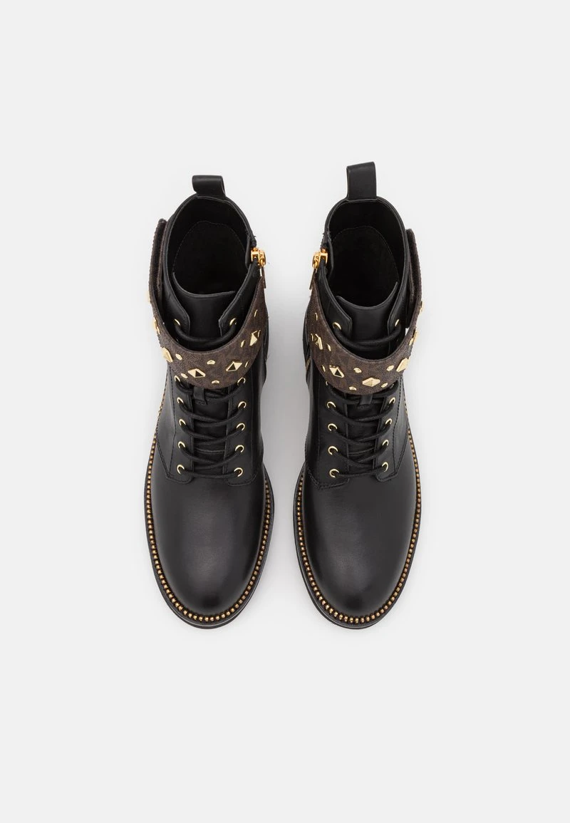 MICHAEL Michael Kors Damen HASKELL CUFF BOOTIE - Schnürstiefelette - Brown/black 7 MICHAEL Michael Kors Damen HASKELL CUFF BOOTIE - Schnürstiefelette - Brown/black – Bild 5