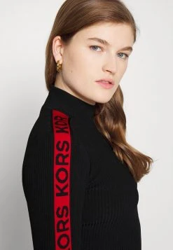 MICHAEL Michael Kors Damen TAPE BODYSUIT - Langarmshirt - Black -MICHAEL Michael Kors Geschäft b5ee7bb47a584327a984ecfbba9d6db2