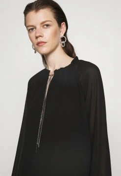 MICHAEL Michael Kors Damen SOLID CHAIN - Bluse - Black -MICHAEL Michael Kors Geschäft b60e6e8bf164458e9ec370a12a5b7de2