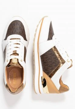 MICHAEL Michael Kors Damen BILLIE TRAINER - Sneaker Low - Optic White/brown 12 MICHAEL Michael Kors Damen BILLIE TRAINER - Sneaker Low - Optic White/brown -MICHAEL Michael Kors Geschäft b627026d9e944d0484c0a6a48c3f3b44