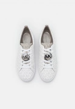 MICHAEL Michael Kors Damen KEATON LACE UP - Sneaker Low - Pearl Grey -MICHAEL Michael Kors Geschäft b66356fcae5b4f418ba2d6d2ef77a4b4