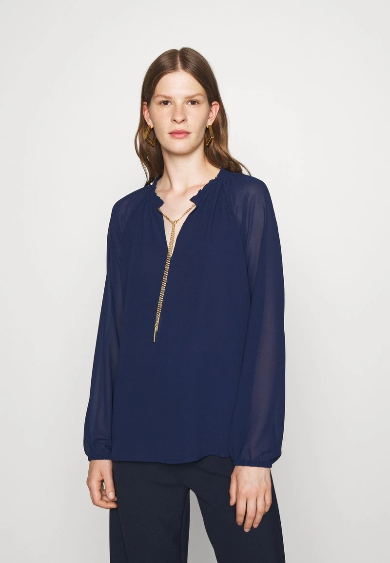 MICHAEL Michael Kors Damen SOLID CHAIN - Bluse - Navy 3 MICHAEL Michael Kors Damen SOLID CHAIN - Bluse - Navy