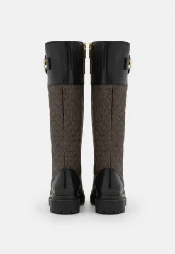MICHAEL Michael Kors Damen STARK BOOT - Schnürstiefel - Black/brown -MICHAEL Michael Kors Geschäft b73d2057d92a4e70820d0e0da01b6ed5