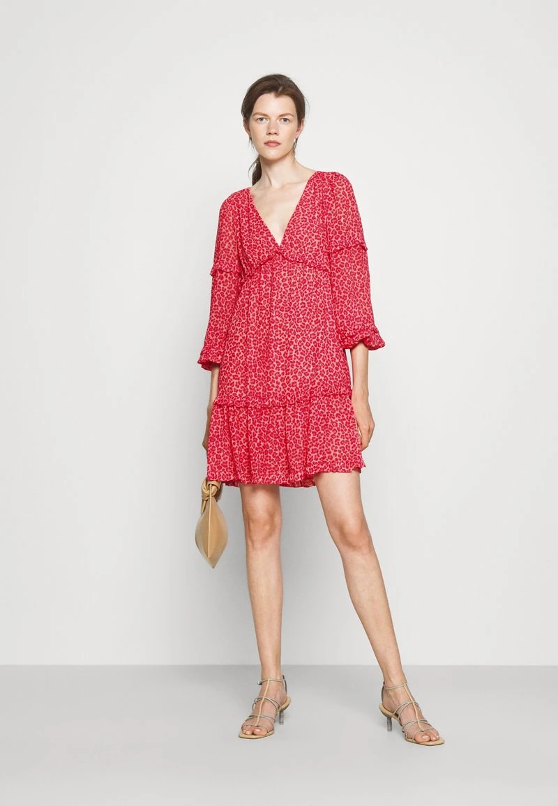 MICHAEL Michael Kors Damen TENTY CHEETAH MINI DRESS - Freizeitkleid - Blush Pink 4 MICHAEL Michael Kors Damen TENTY CHEETAH MINI DRESS - Freizeitkleid - Blush Pink – Bild 2