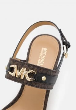 MICHAEL Michael Kors Damen FARRAH WEDGE - Plateausandalette - Brown/black -MICHAEL Michael Kors Geschäft bb2bb2fe96864679980984ca5e482d88