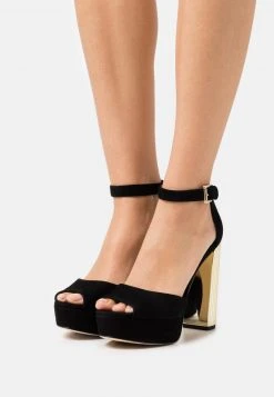 MICHAEL Michael Kors Damen PORTER ANKLE STRAP - High Heel Sandalette - Black