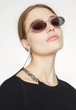 MICHAEL Michael Kors Damen CHAIN CUTOUT FITTED - Strickpullover - Black -MICHAEL Michael Kors Geschäft bc7e30208edb4fcd8f814f1dad07c46b