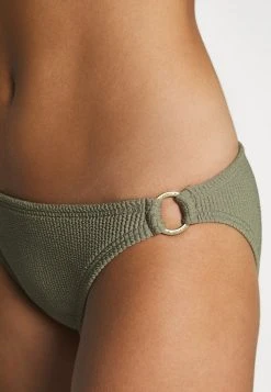 MICHAEL Michael Kors Damen DECADENT TEXTURE LOGO SIDE RING BOTTOM - Bikini-Hose - Army Green -MICHAEL Michael Kors Geschäft bec7f3024dbd489fb2711e4b1318cfc7